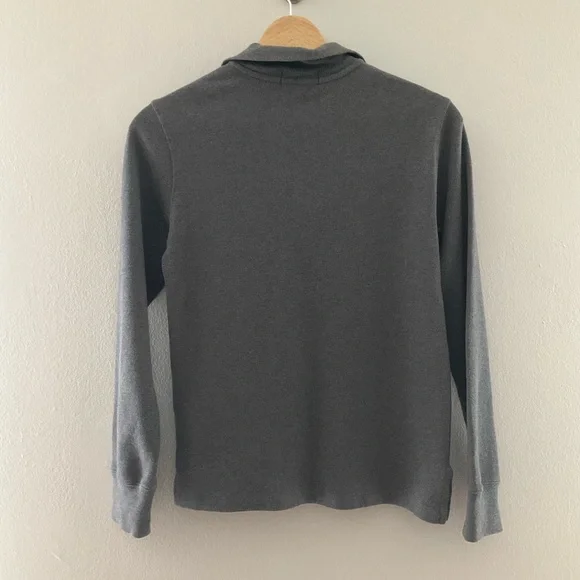 Ralph Lauren Gray Kids Zip-Up Top Size M (10-12) - Picture 5 of 9